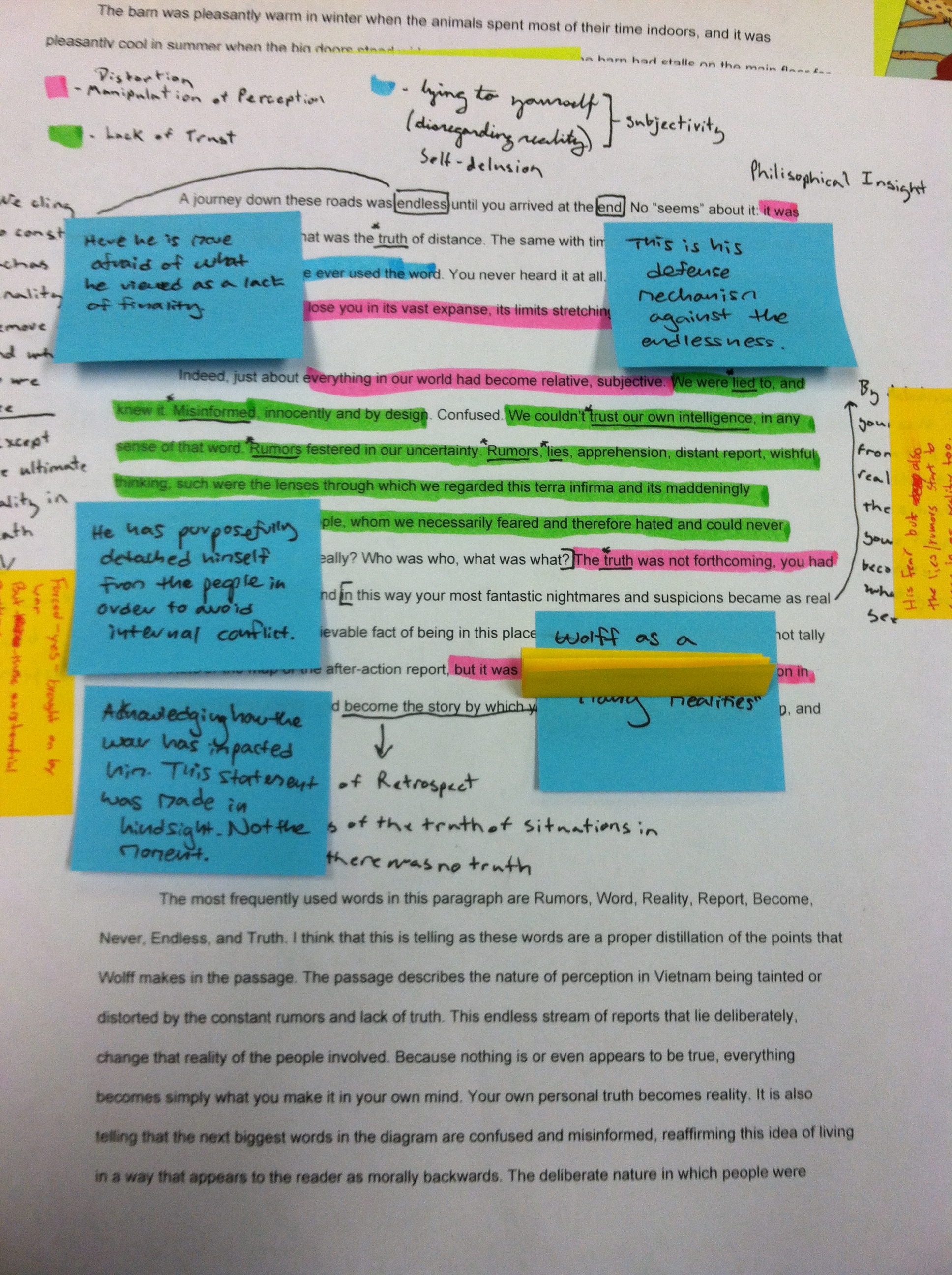 A Lesson for Tomorrow: Layering Annotations for Richer Writing
